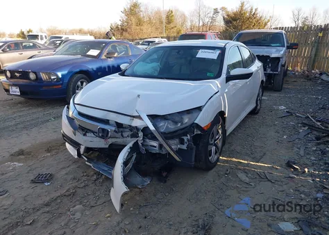 2016 Honda Civic Lx из США, поврежденный, VIN 2HGFC2F57GH514757